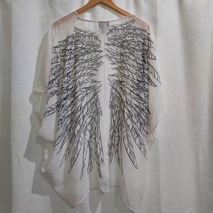 Angle wings poncho